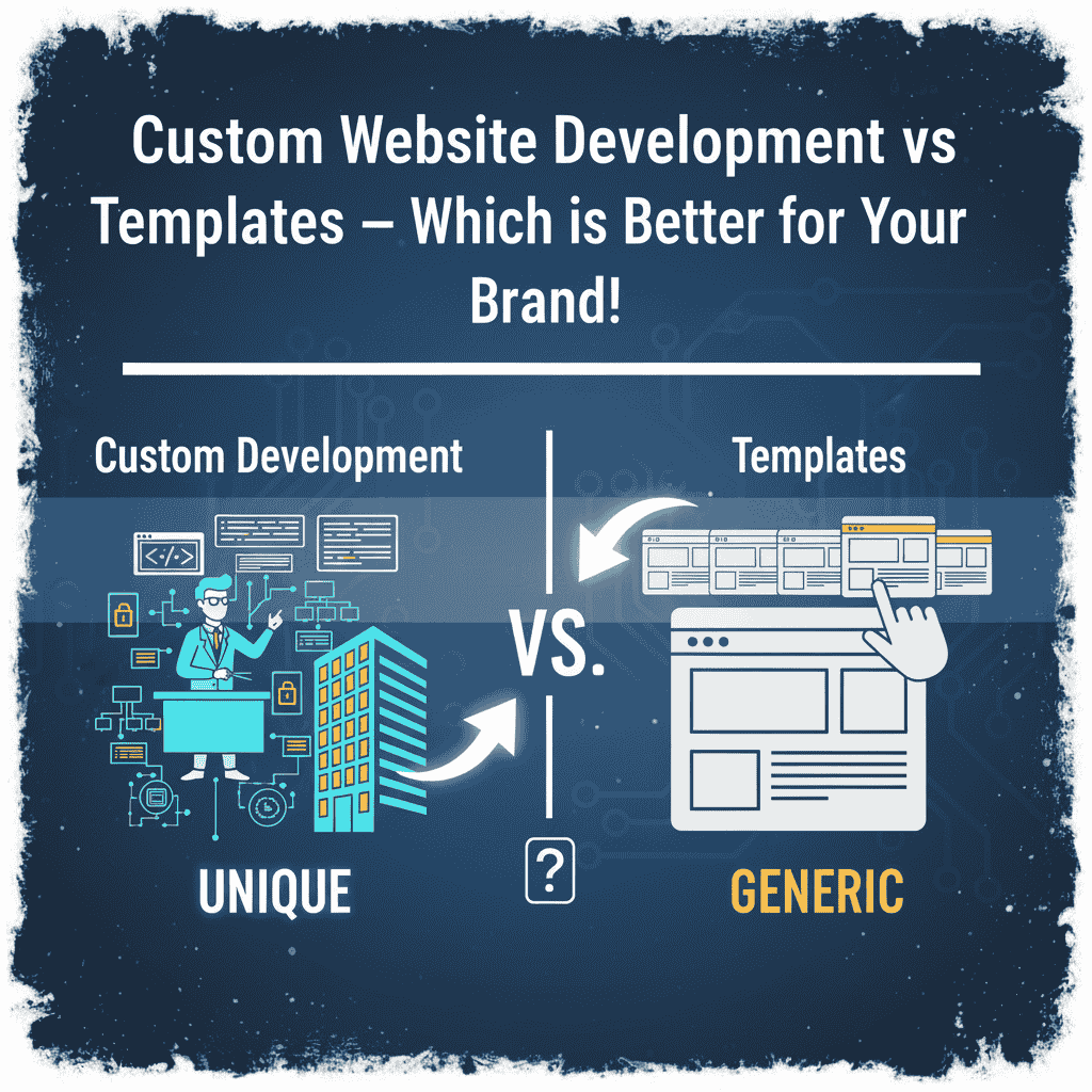 Custom Website Development vs. Templates – Why Custom is the Only Right Choice