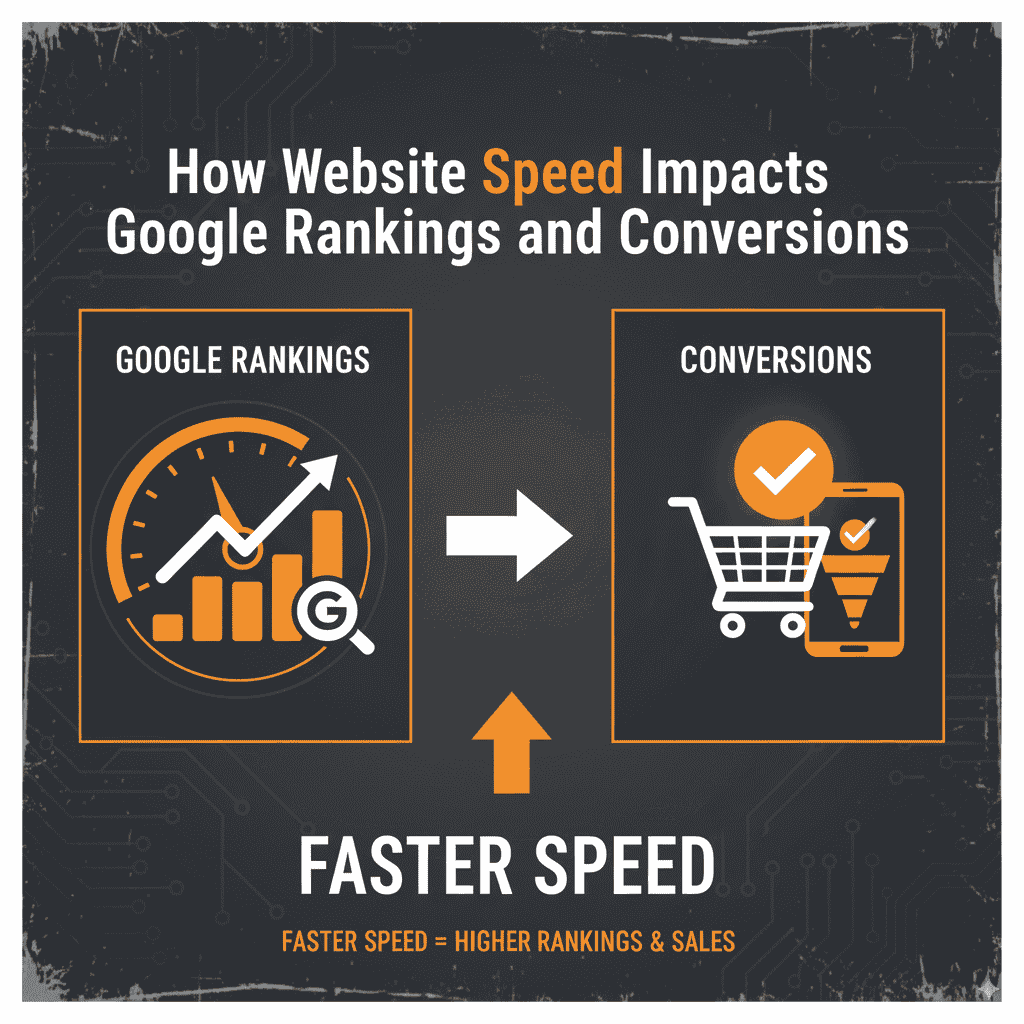 How Website Speed Impacts Google Rankings and Conversions
