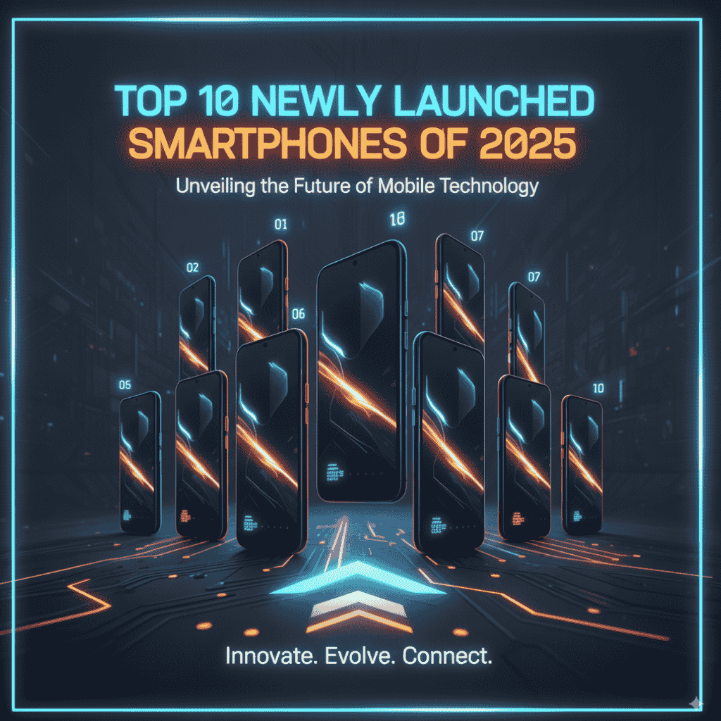 Top 10 Newly Launched Smartphones of 2025